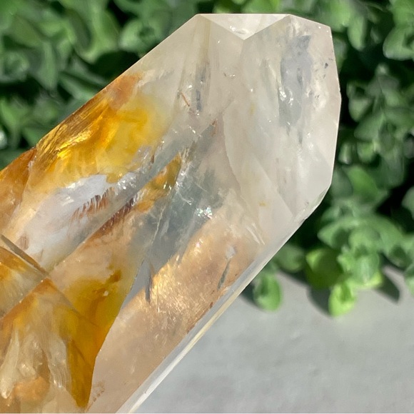 Golden Healer Tower | Yellow Hematoid Quartz - Picture 14 of 17